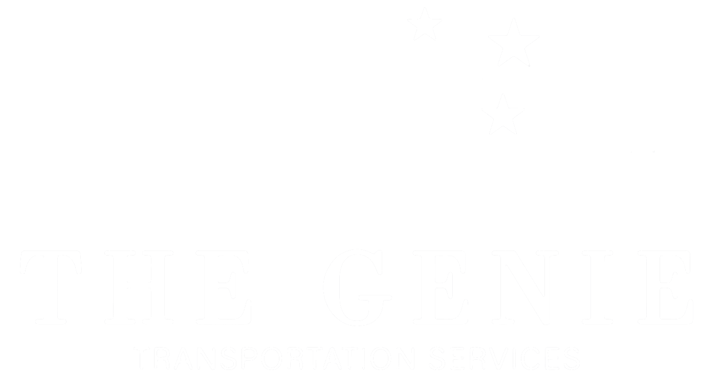 The Genie Orlando Logo Transparent | Full Size Luxury SUV's | The Genie Luxury Private Transportation Services | TheGenieOrlando.com