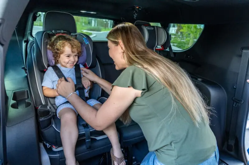 Child in a car seat - SUV from MCO to WDW